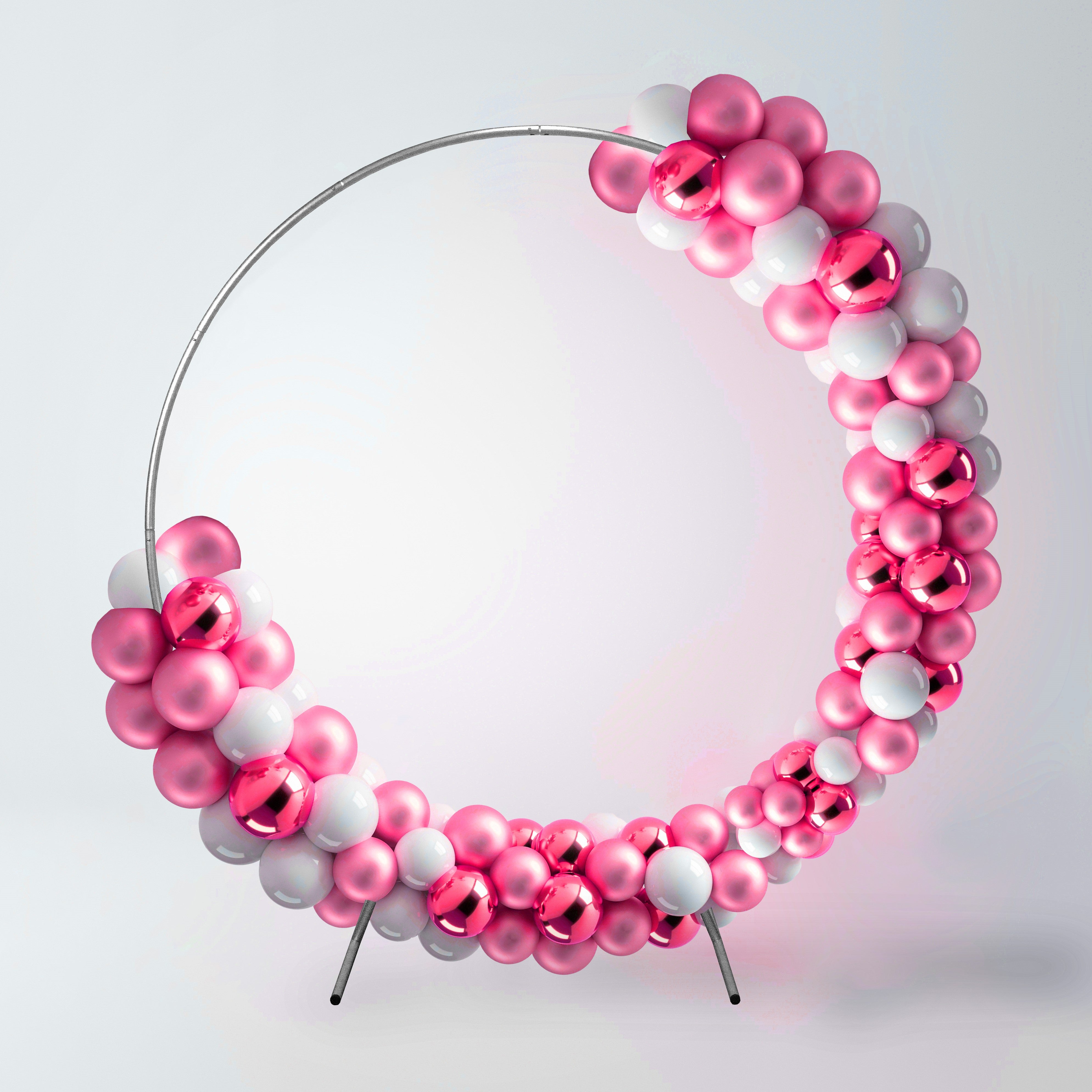 Q-Rax Accessori per la casa arco matrimonio argento 200 cm