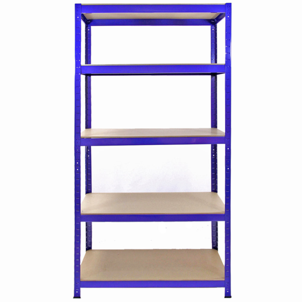 Q-Rax T-Rax Scaffale Acciaio Blu 90x45x180 cm 5 Ripiani