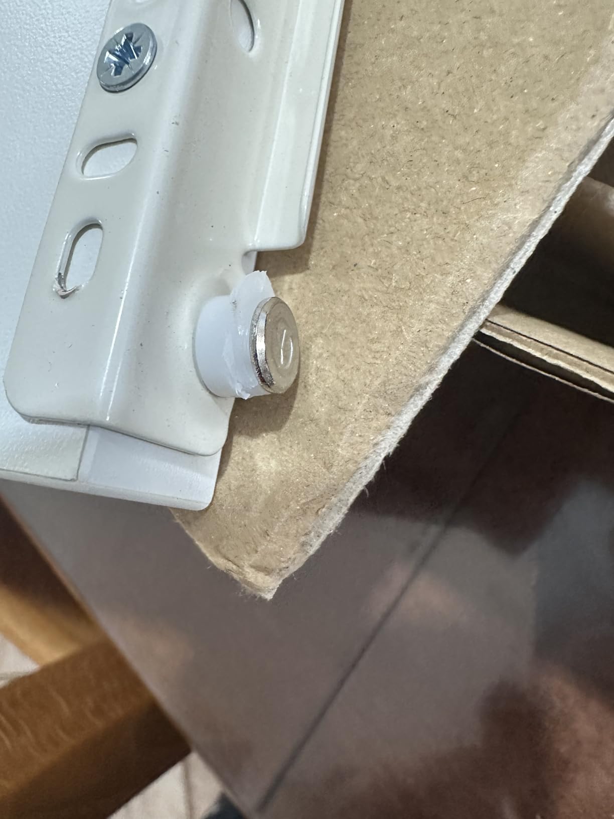 Henor Porta Tastiera Estraibile Sottotavolo 55x31 Bianco Legno