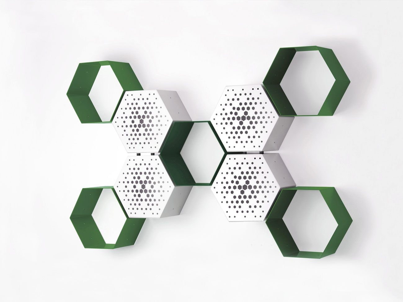 Officinanove Honey Way libreria componibile acciaio 46x25 cm