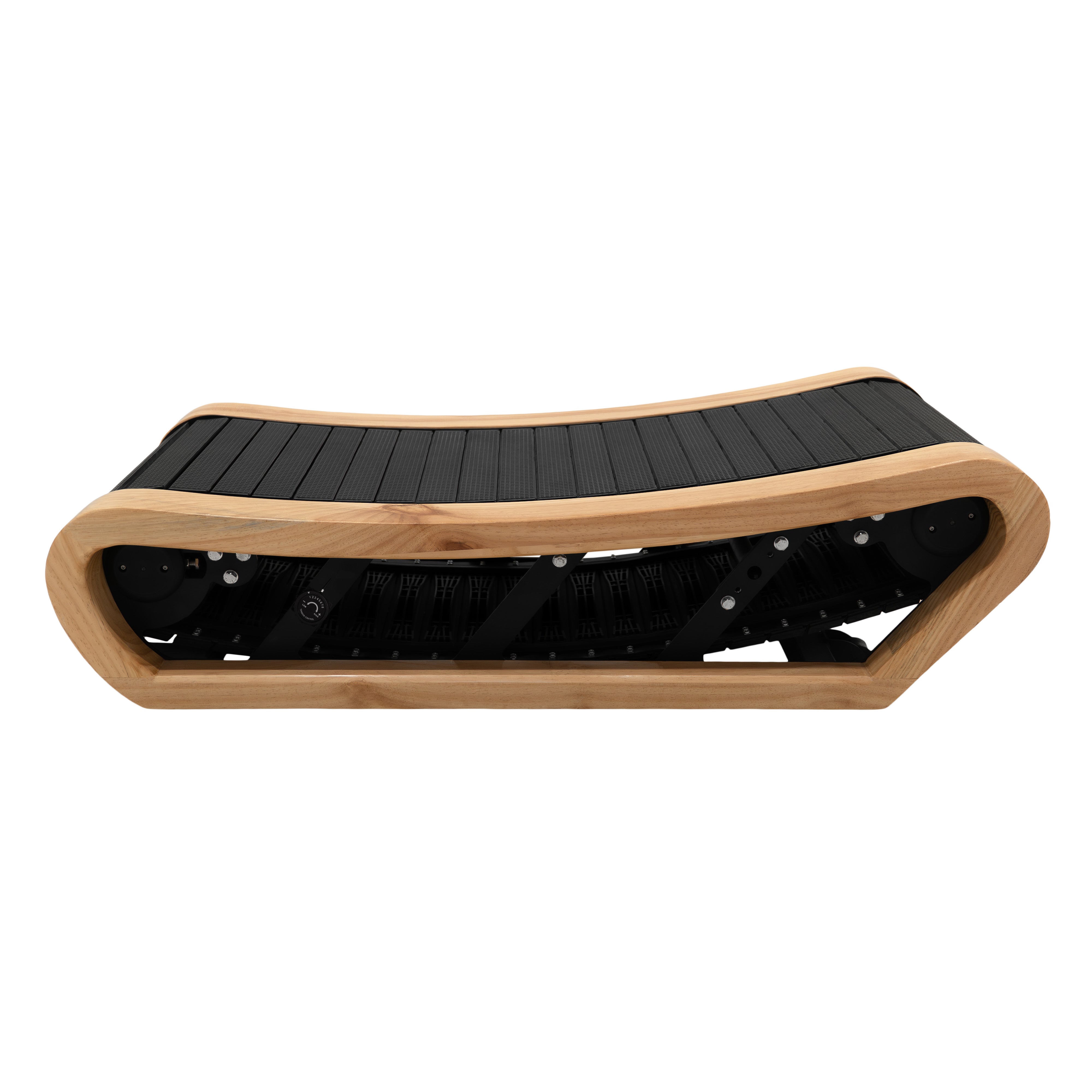 Q-Rax Tapis Roulant Curvo Rovere Chiaro Senza Motore