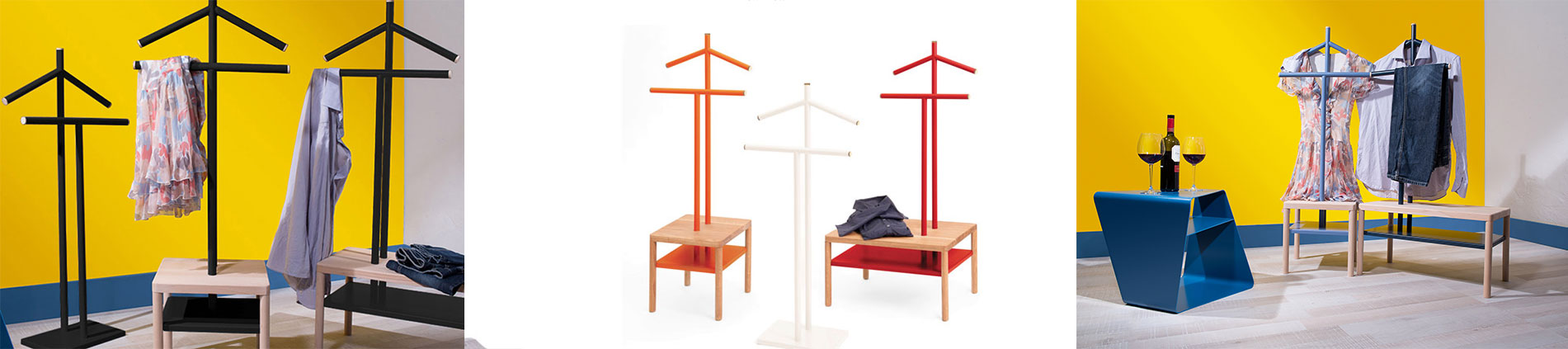 Officinanove James Servo Muto Acciaio 65x35 h127 cm