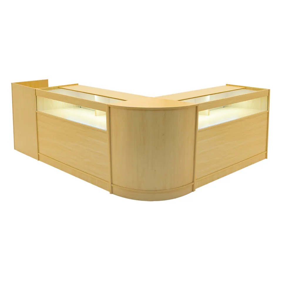 Q-Rax Luna B1200x2 CM60 TB60 Bancone Acero LED