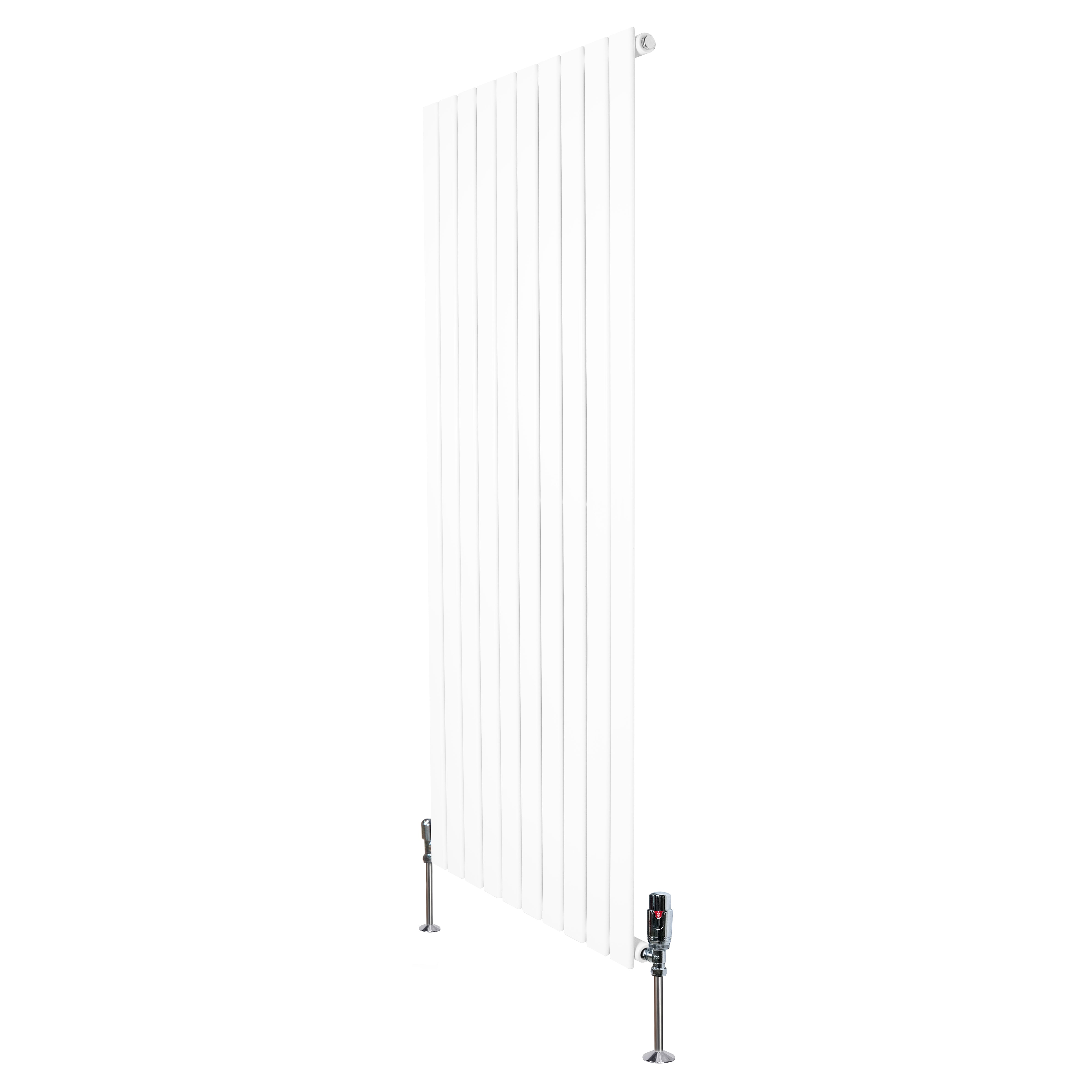 Q-Rax Radiatore Piatto 1600x700 mm Bianco Monocolonna Valvole