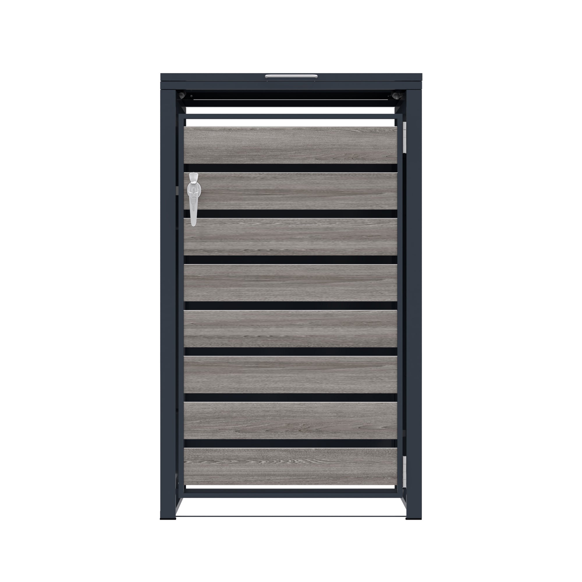 Q-Rax Deposito Copertura Bidone Singola 240L Antracite