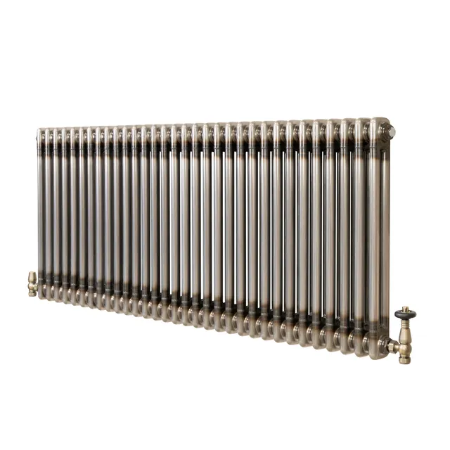 Q-Rax Radiatore Tradizionale 2 Colonne 600x1460 Metallo Grezzo