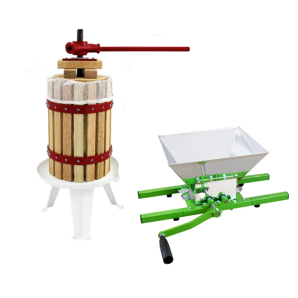 Q-Rax Torchio Frutta 6 L con Trituratore 7 L Acciaio