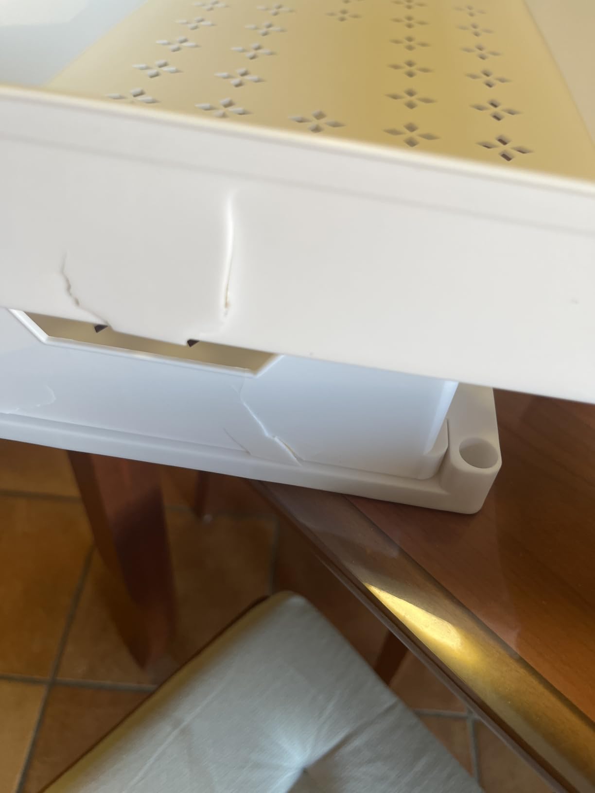 Meltrck Organizer Sottolavello 2 Livelli 2 Pezzi Bianco con Ganci