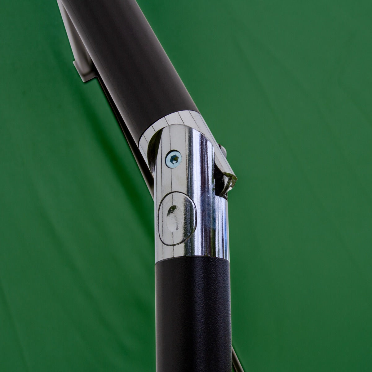 Q-Rax Ombrellone Giardino Inclinabile 2,7m Verde LED Solare