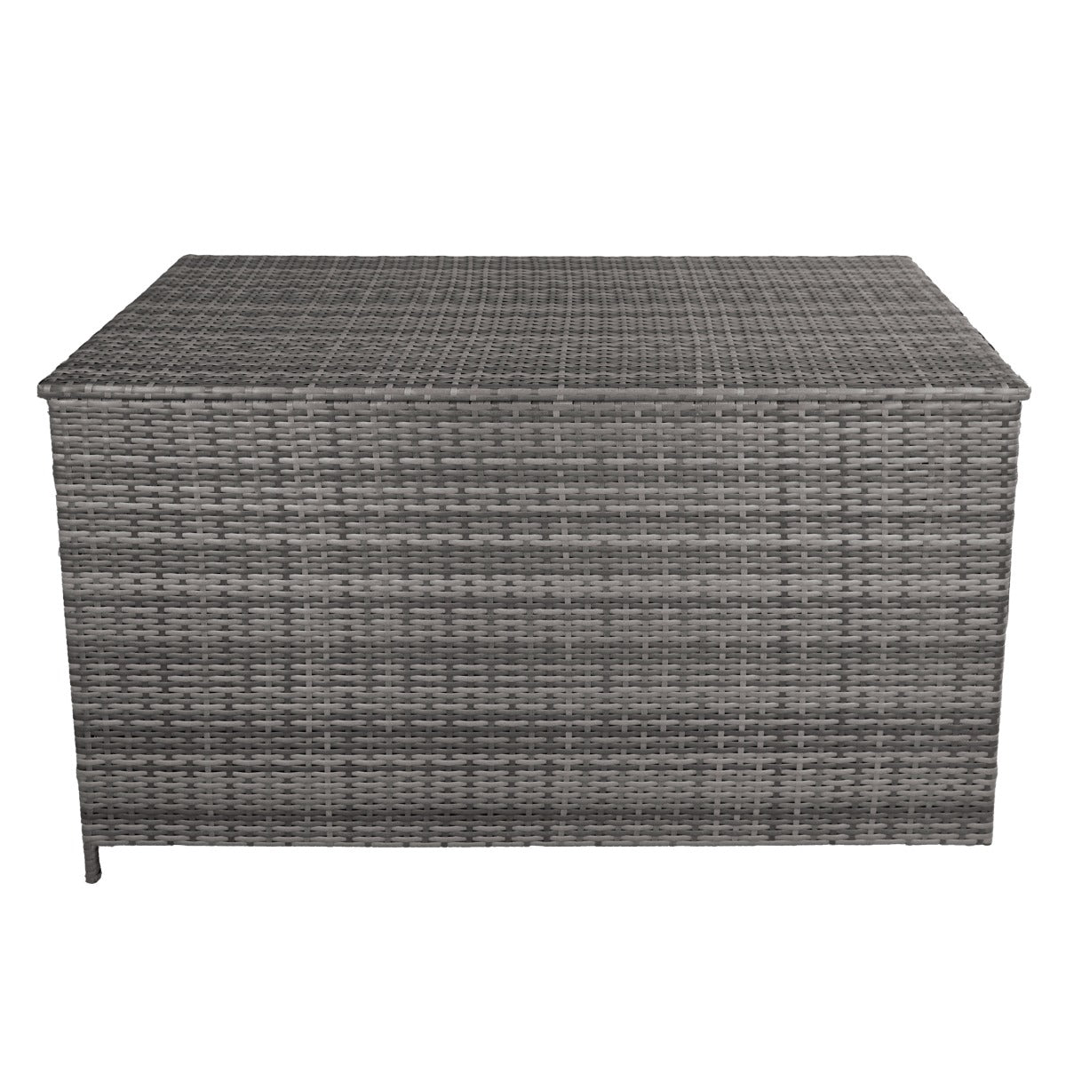 Q-Rax Box Giardino Rattan Grigio 582L Baule Cuscini Esterno
