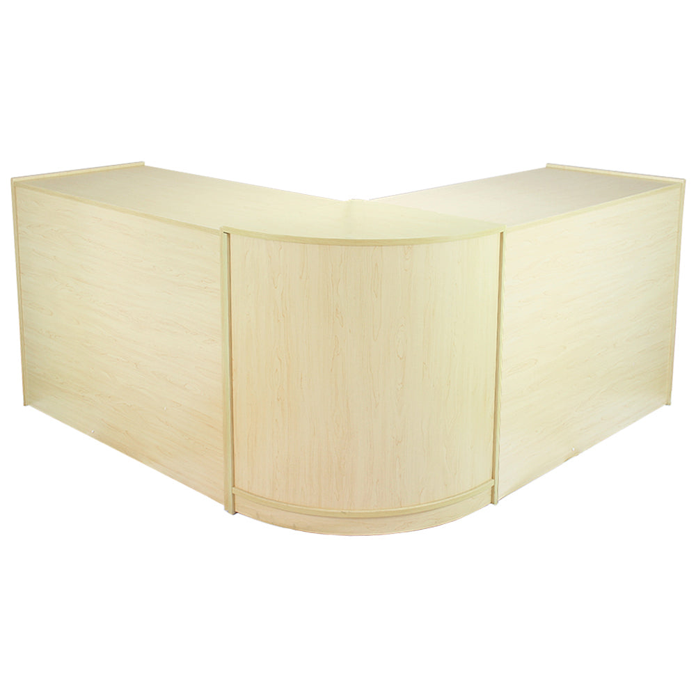 Q-Rax Zodiac Set 3 Banconi Negozio Acero Laminato a L