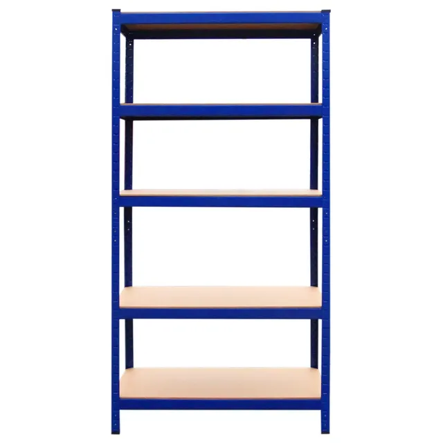 Q-Rax T-Rax Scaffale 90x45x180 cm Blu 280 kg 5 Ripiani