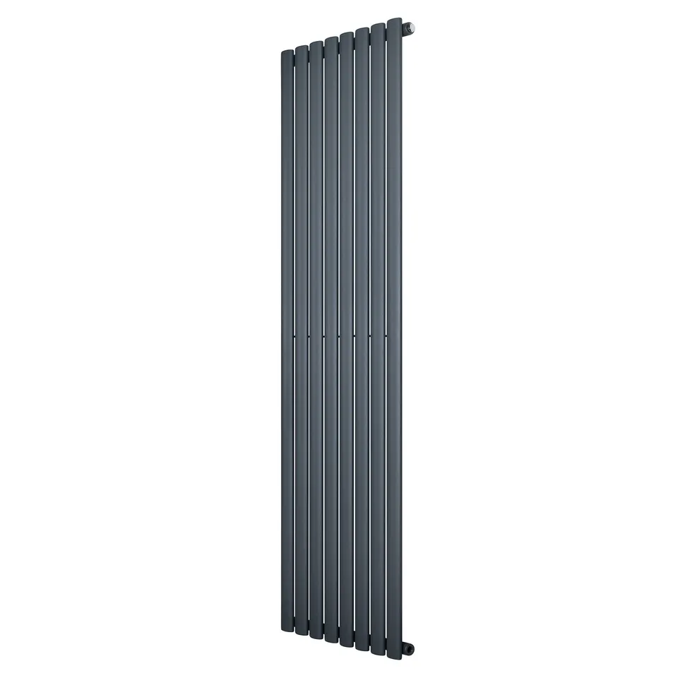Q-Rax Radiatore verticale ovale 1800x480 antracite 4325BTU
