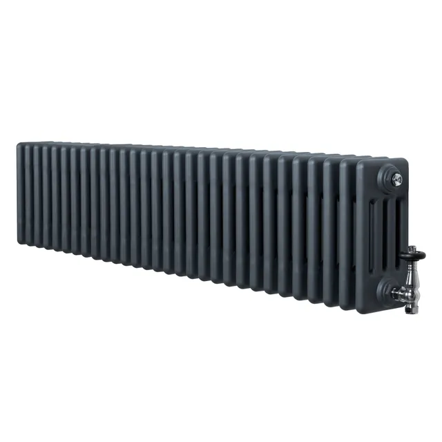 Q-Rax Radiatori Tradizionali 4 Colonne Termosifone 300x1370 Antracite