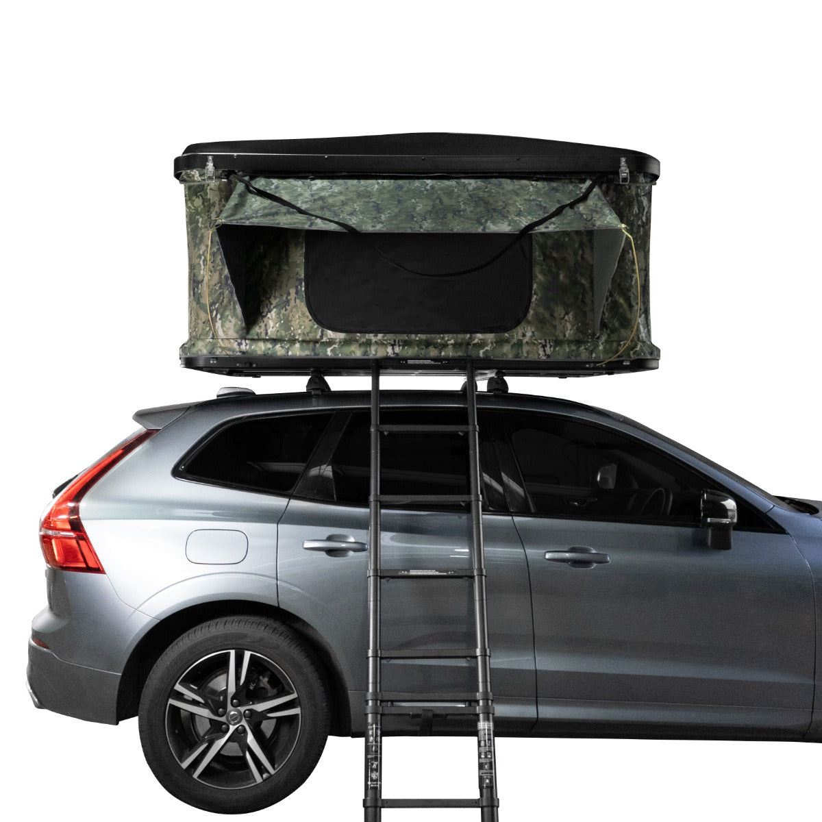 Q-Rax Tenda Tetto Auto Mimetica Guscio Rigido 3 Posti