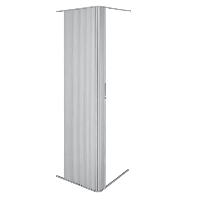 Q-Rax Porta a Soffietto Doccia Grigia 200x60cm Camper