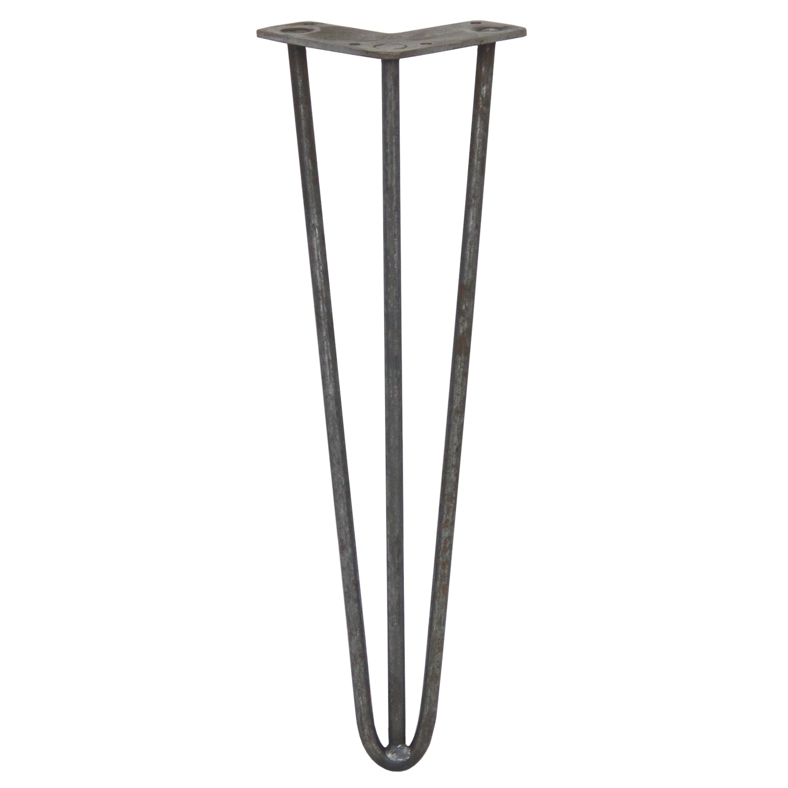 Q-Rax 4 Gambe Tavolo Forcina 40,6cm 3 Rebbi Acciaio