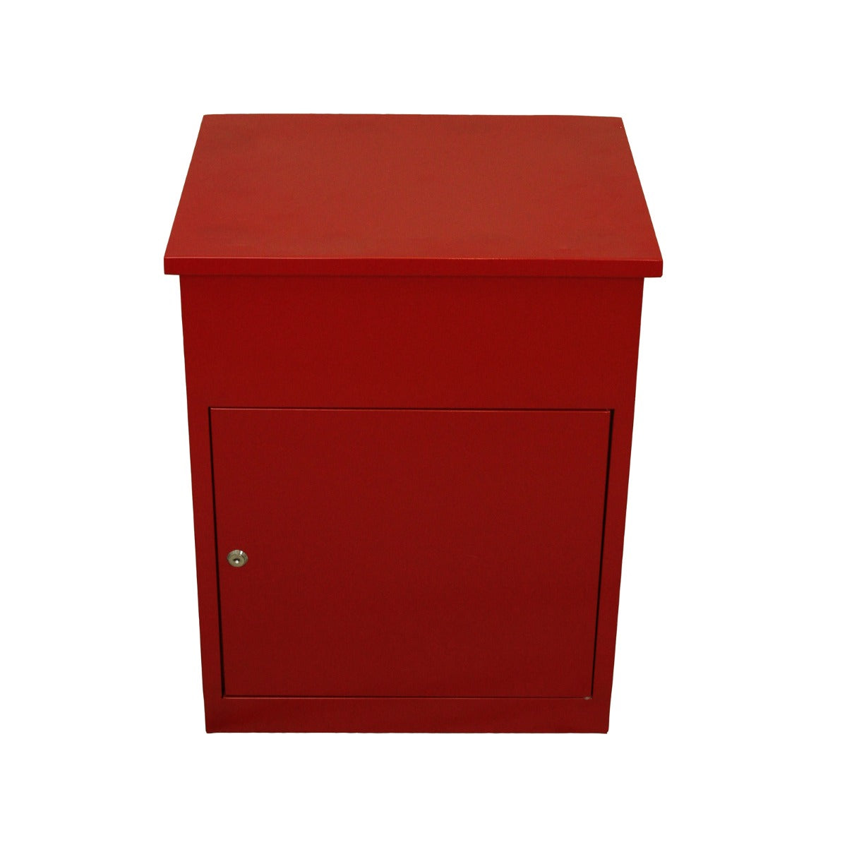 MonsteShop Cassetta Postale Pacchi Rosso Acciaio 58 cm