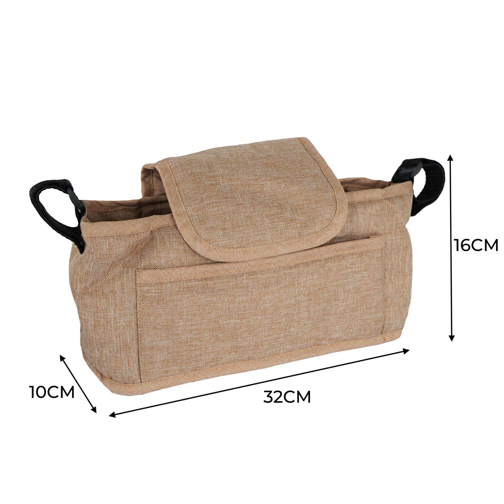 Q-Rax Borsa Organizer Passeggino Animali Beige