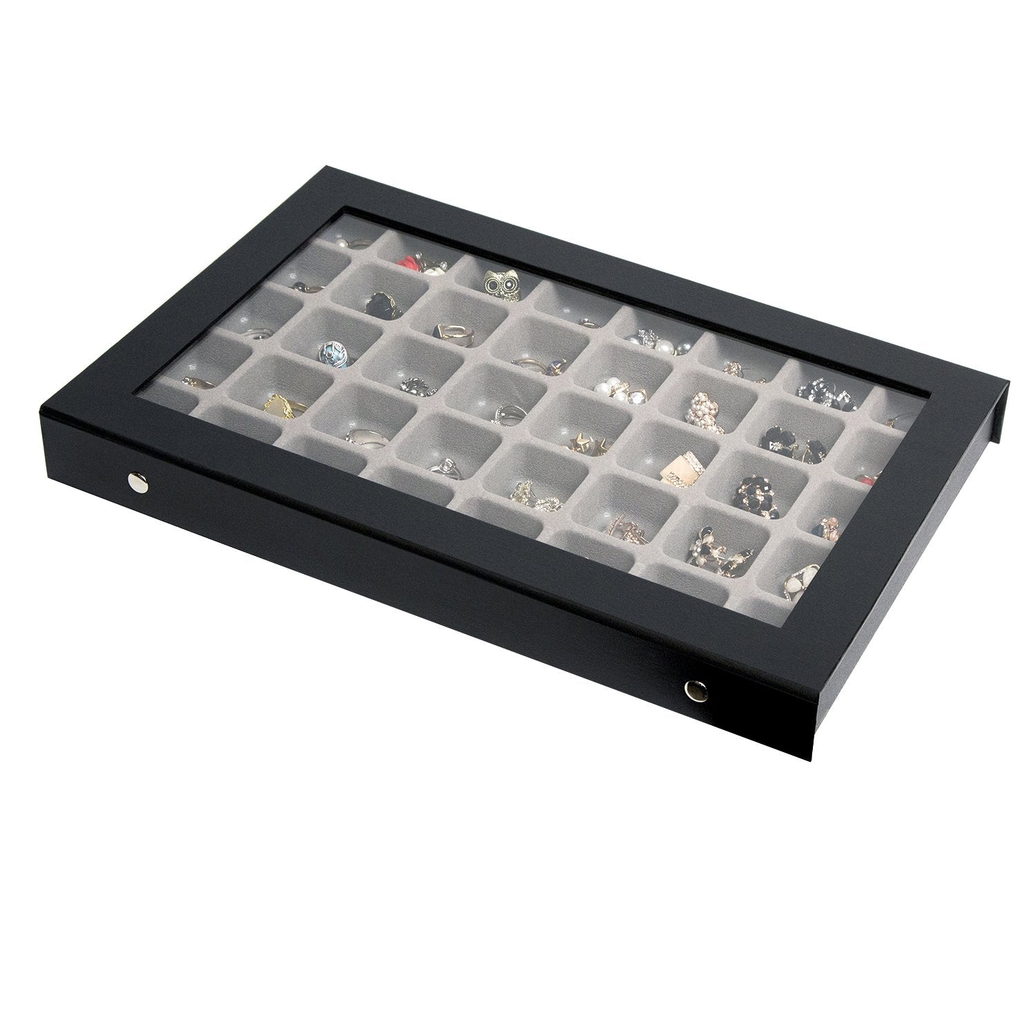 Jackcube Design Scatola Portagioie 40 Scomparti Coperchio Acrilico