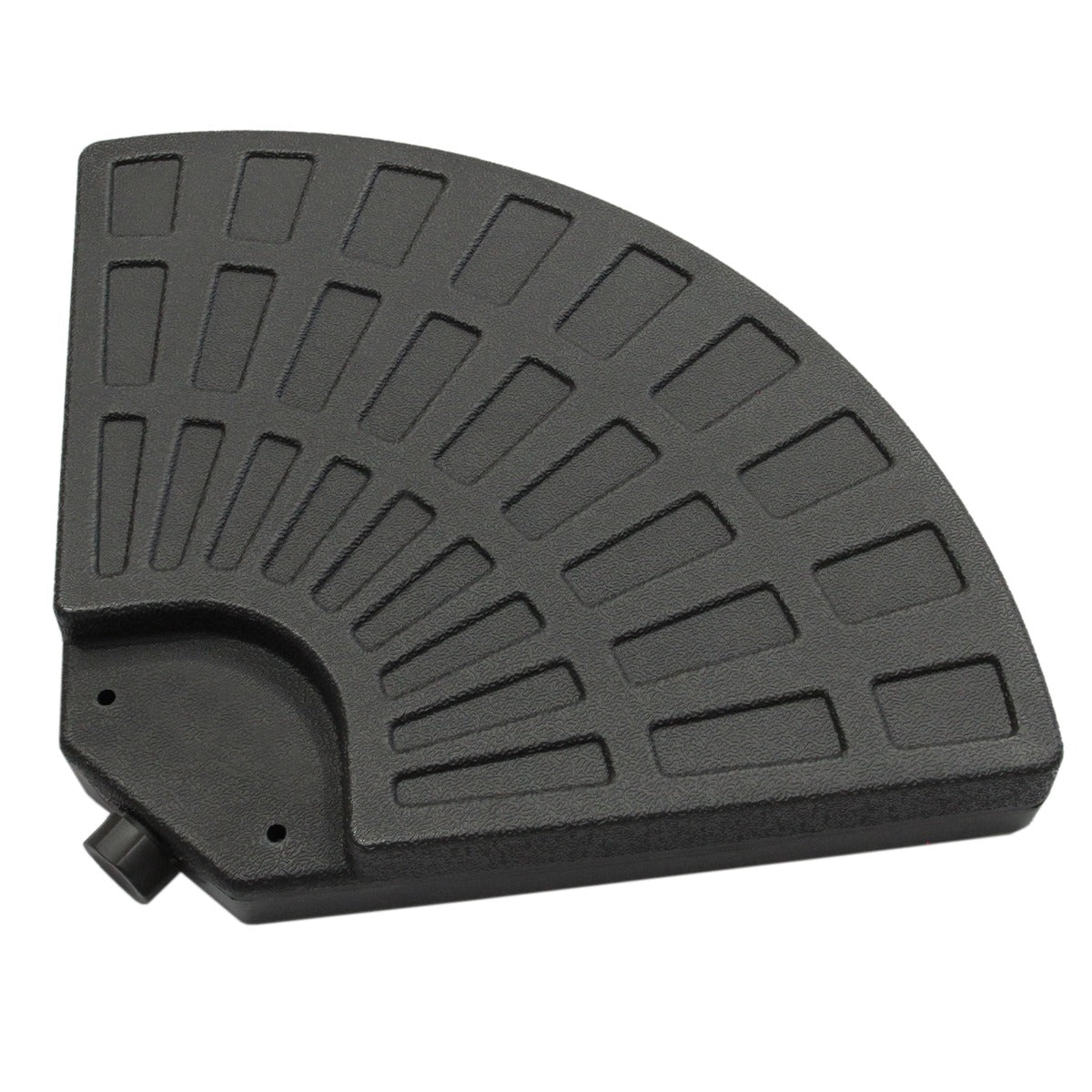 Q-Rax Base Ombrellone a Ventaglio 100x100 cm Grigia