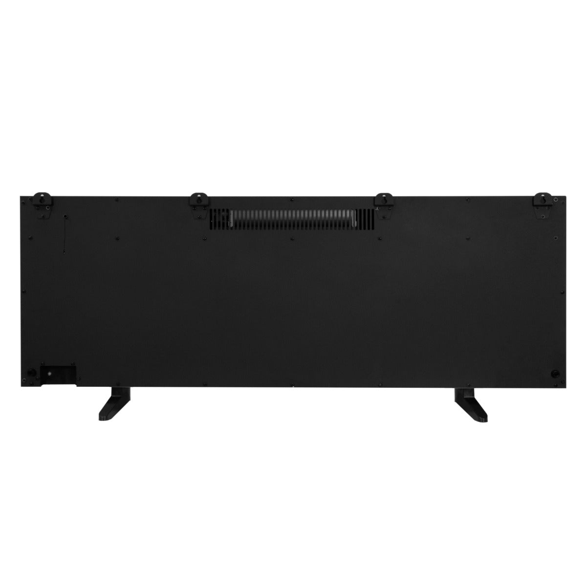 Q-Rax Caminetto Elettrico da Incasso 60 pollici nero 1850W fiamma 3D