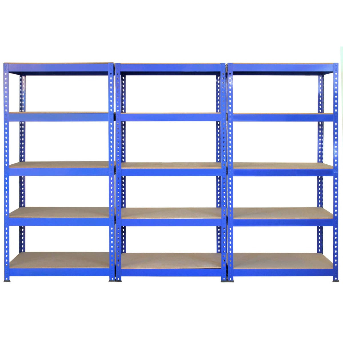 Q-Rax Scaffale Garage 90x50 Blu 5 Ripiani Portata 200 kg