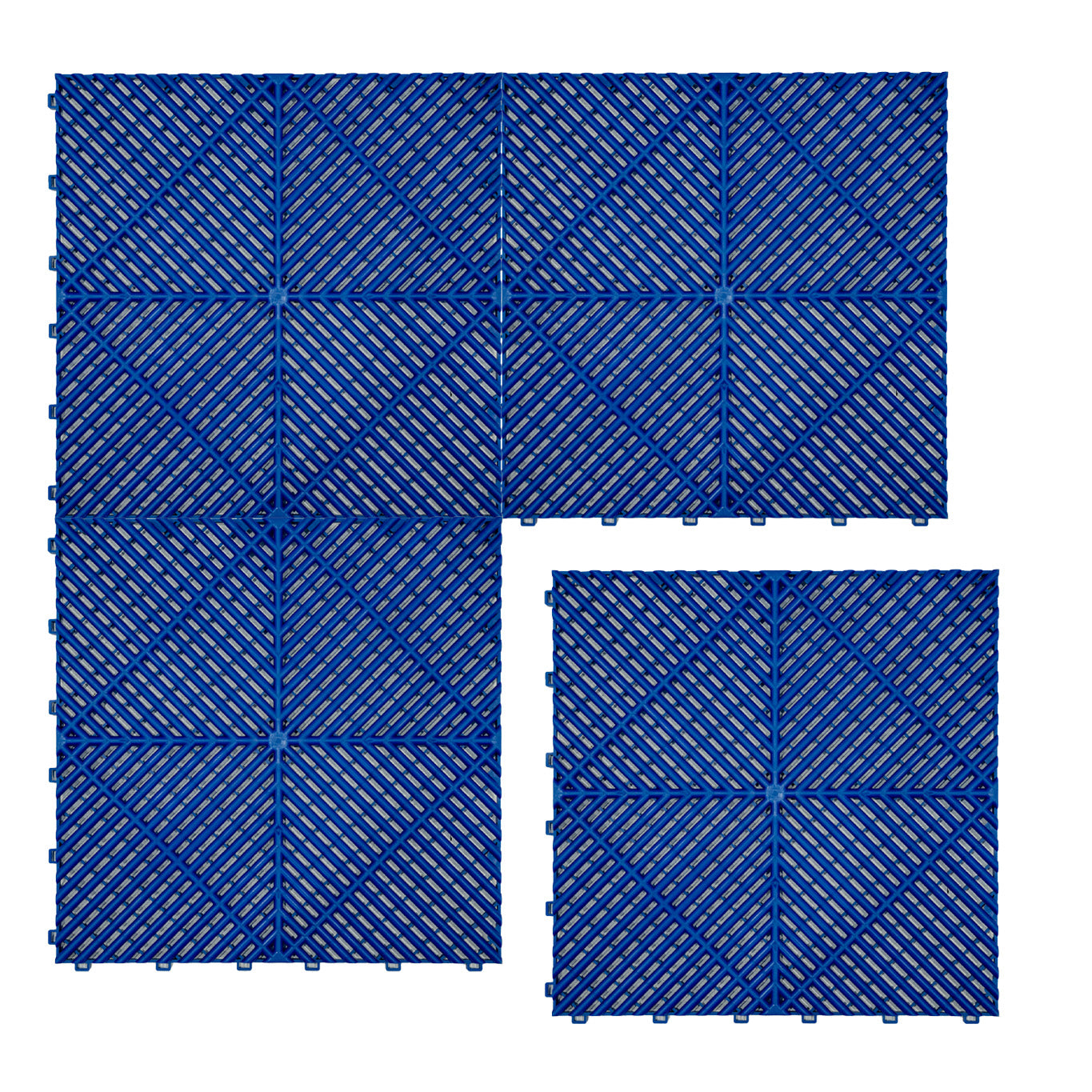 Q-Rax Piastrelle Ventilate Garage 120 blu 3,2x6 m
