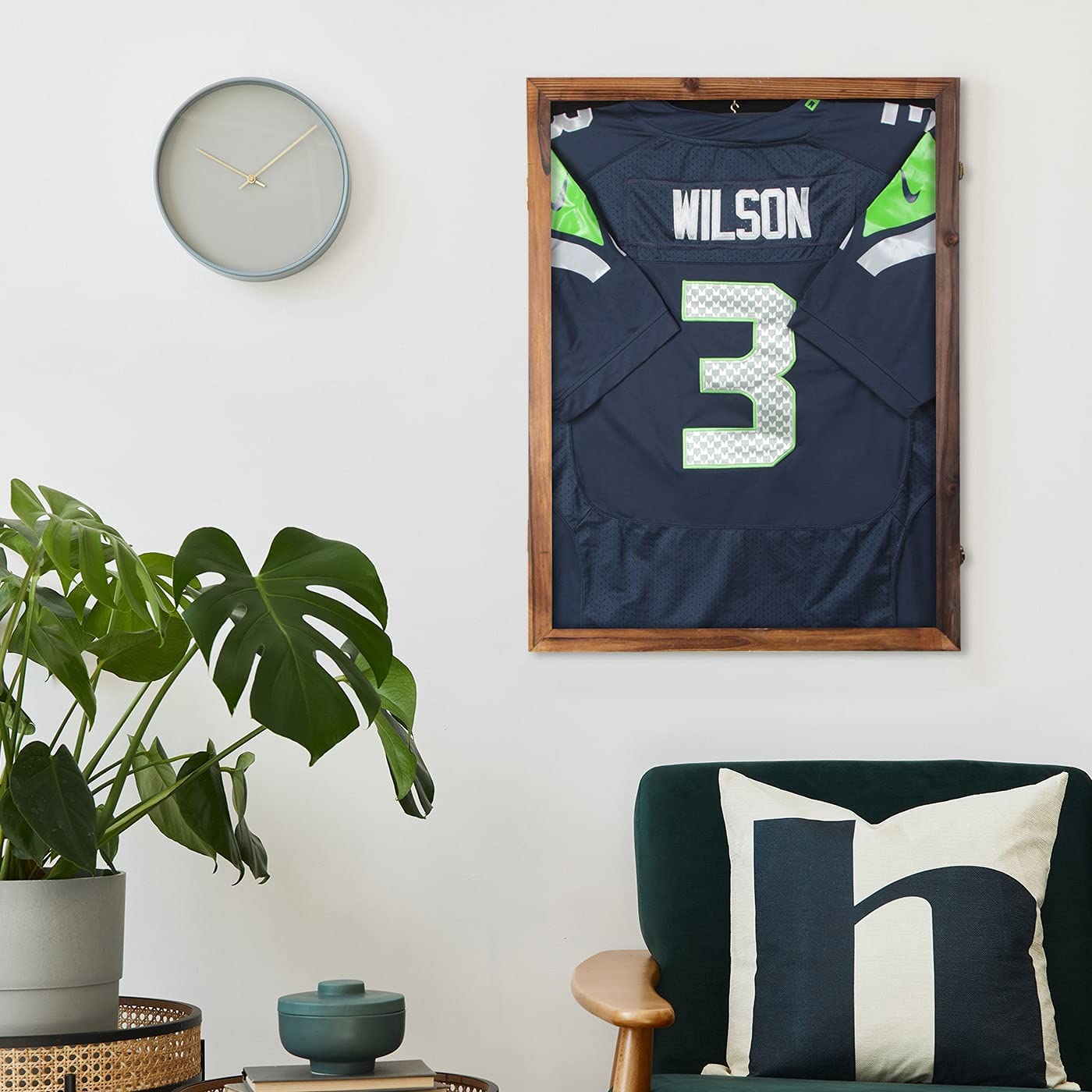 Jackcube Design Display Teca Maglia Sportiva Legno Rustico 81 cm