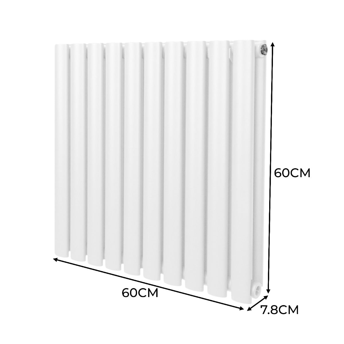 Q-Rax Radiatori Tradizionali 600x600 calorifero bianco ovale