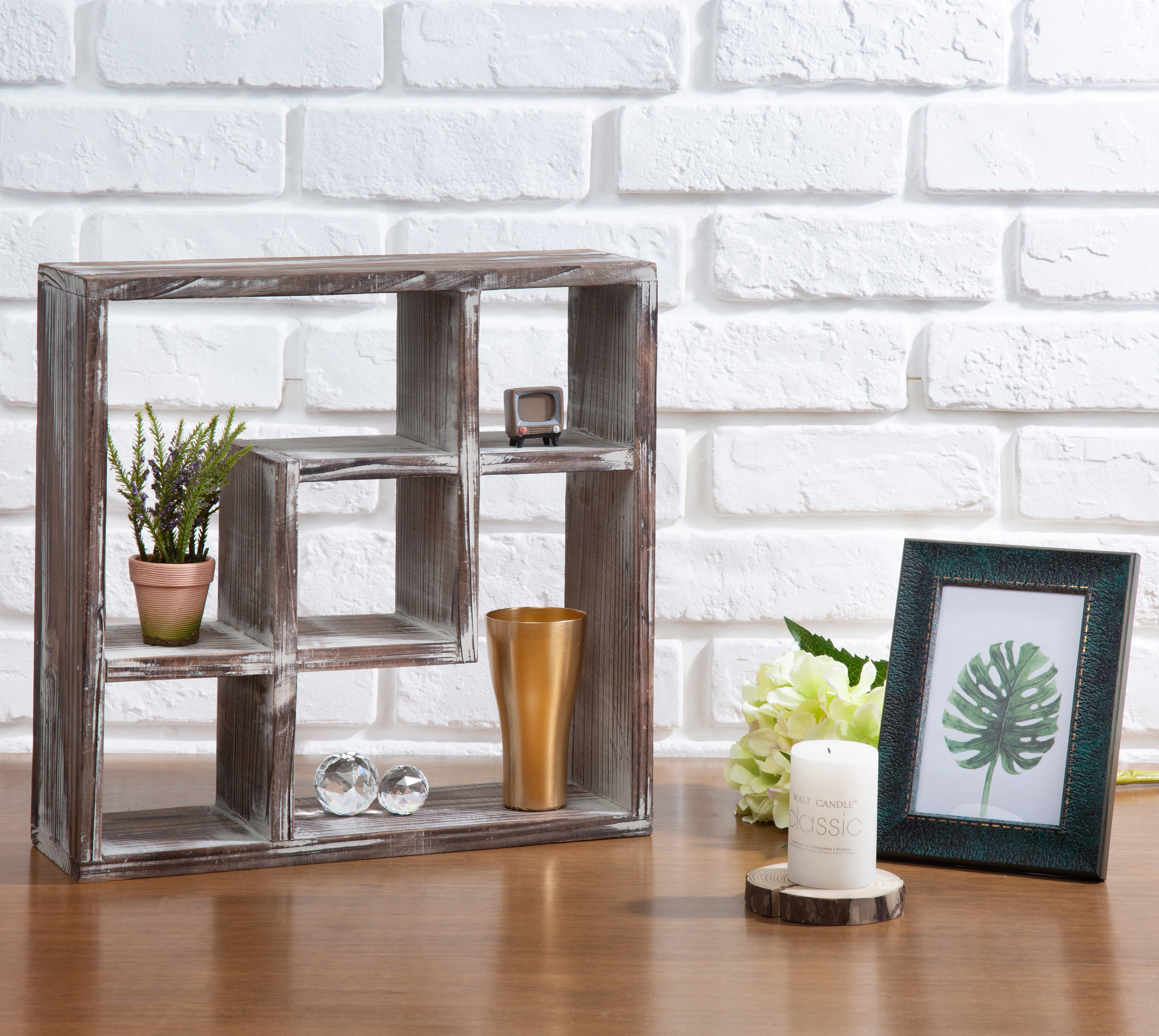 Jackcube Design Display Scaffale Cubo Legno 5 Scomparti