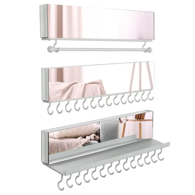 Jackcube Design Makeup Portagioie Specchio Set 3 Pezzi 28 Ganci