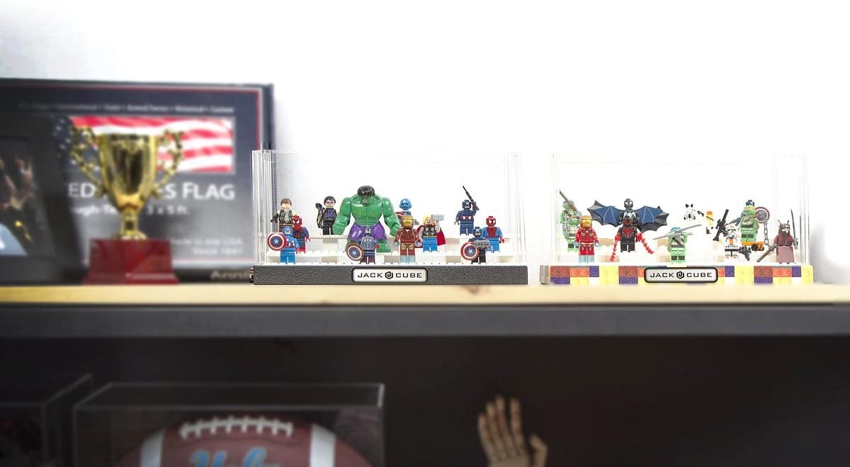 Jackcube Design Display Teca Vetrina Minifigure Acrilico 3 Gradini