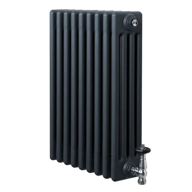 Q-Rax Radiatore Tradizionale 4 Colonne 600x425 Antracite