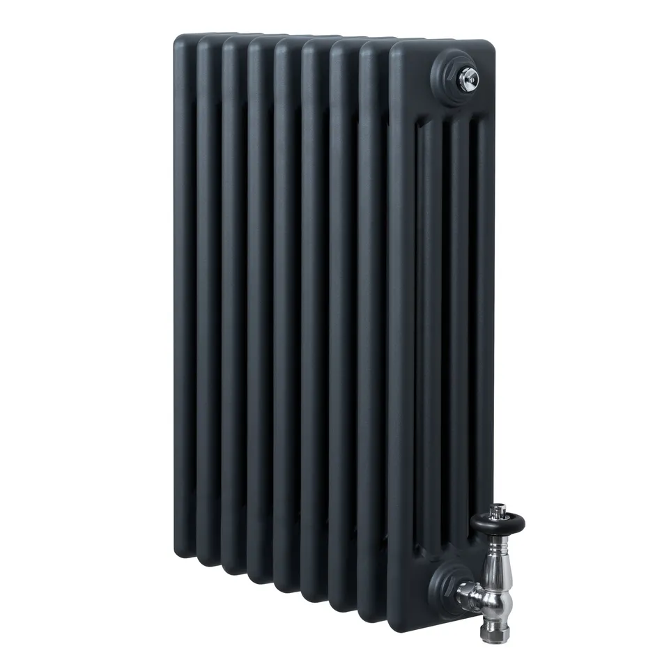 Q-Rax Radiatore Tradizionale 4 Colonne 600x425 Antracite