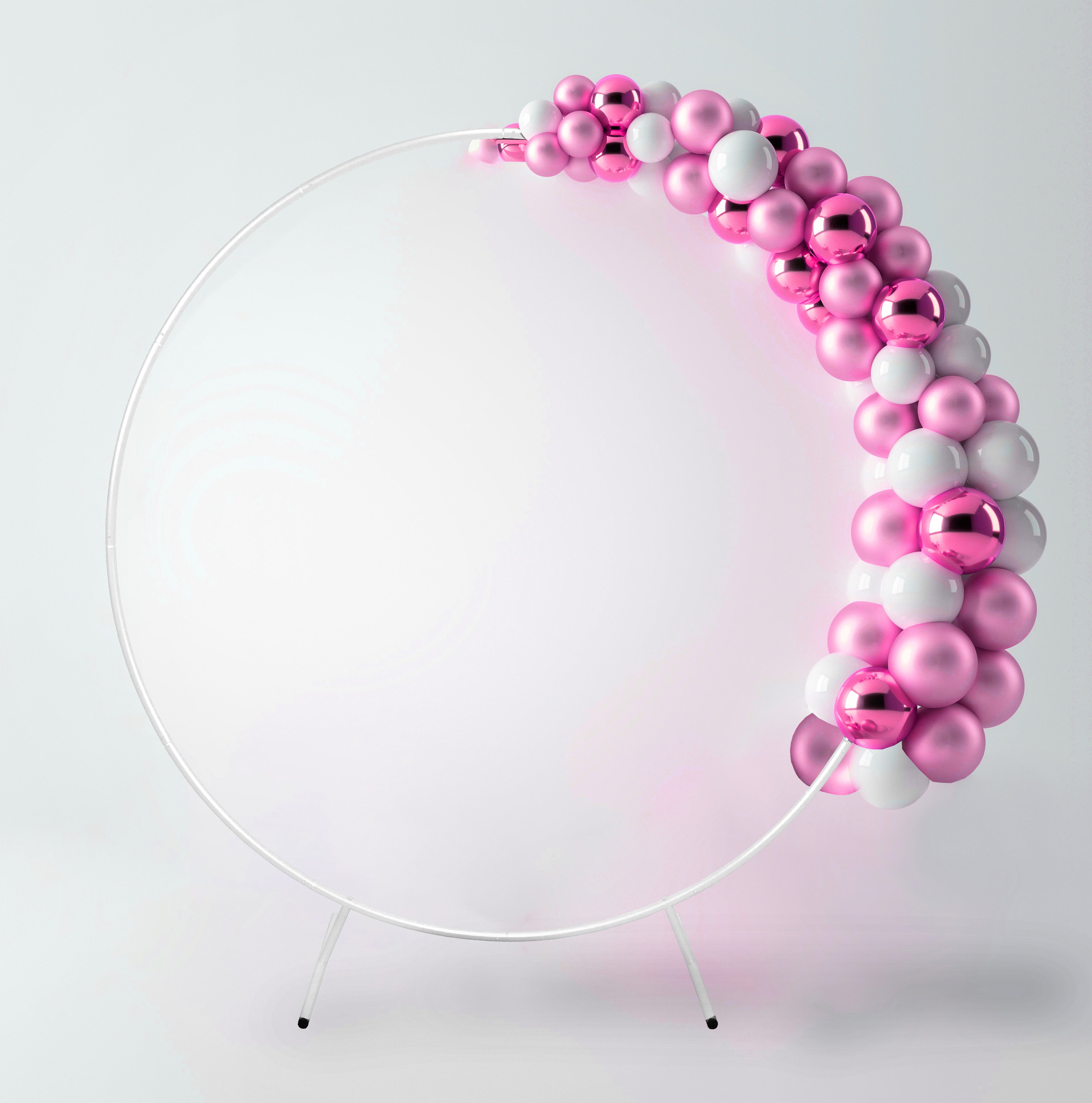 Q-Rax Arco Decorativo Matrimonio Bianco 200cm Alluminio