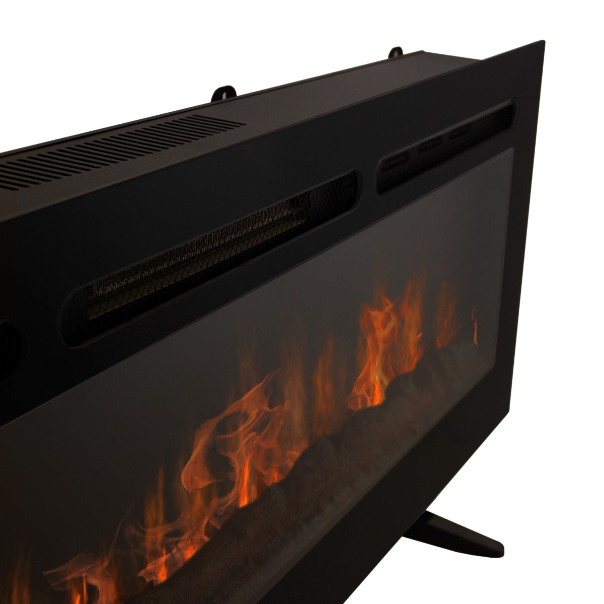 Q-Rax Caminetto Elettrico Incasso 50 Pollici Nero 1850W