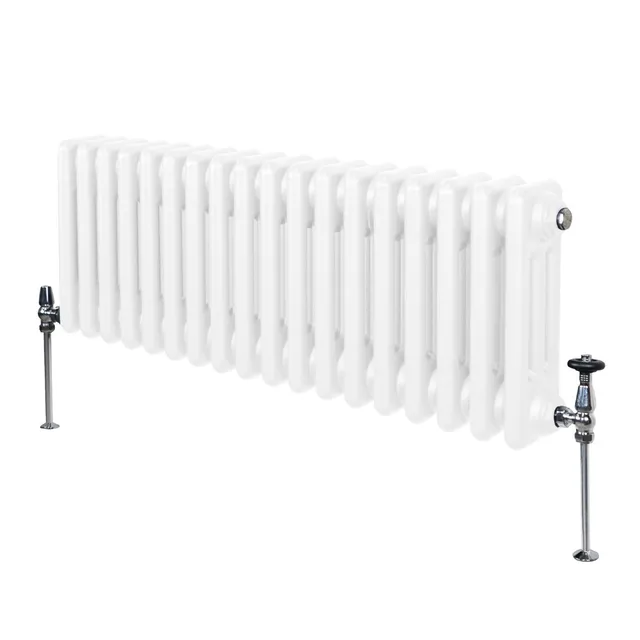 Q-Rax Radiatore Tradizionale 3 Colonne 300x832mm Bianco