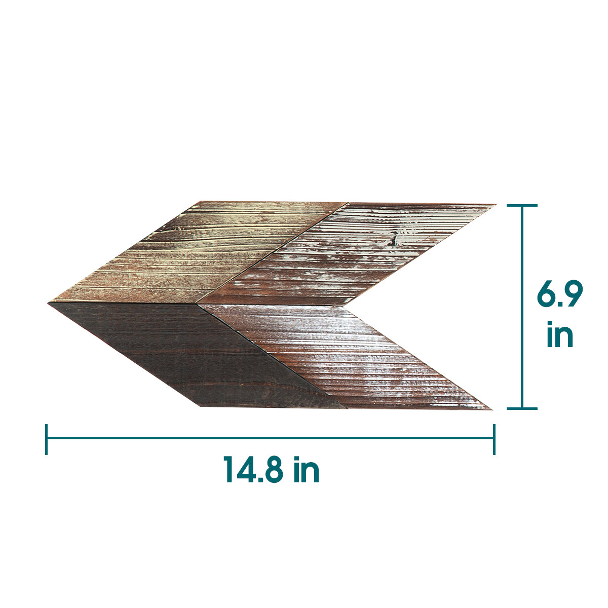 Jackcube Design Wall Décor Set 3 Frecce Legno Parete