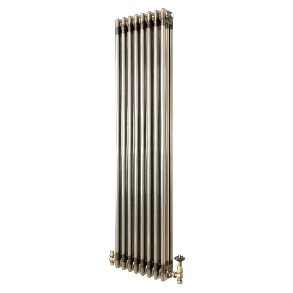 Q-Rax Radiatore Tradizionale 3 Colonne 1500x380 mm Metallo Grezzo termo