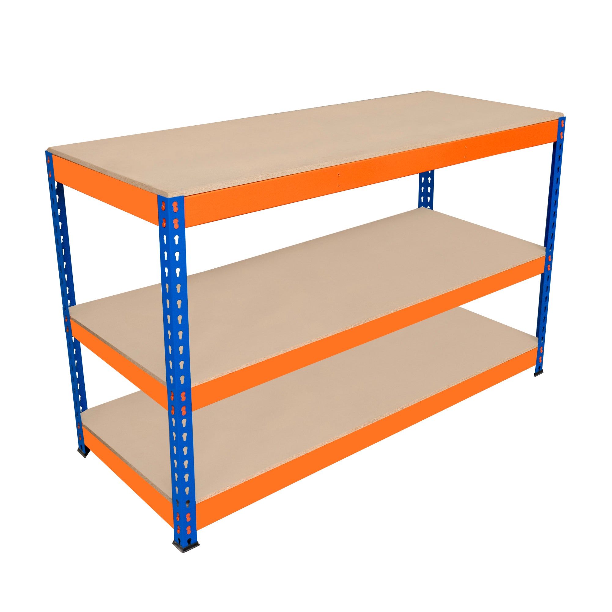 Q-Rax S-Rax 150x60x90 Banco Lavoro 3 Ripiani 300 kg