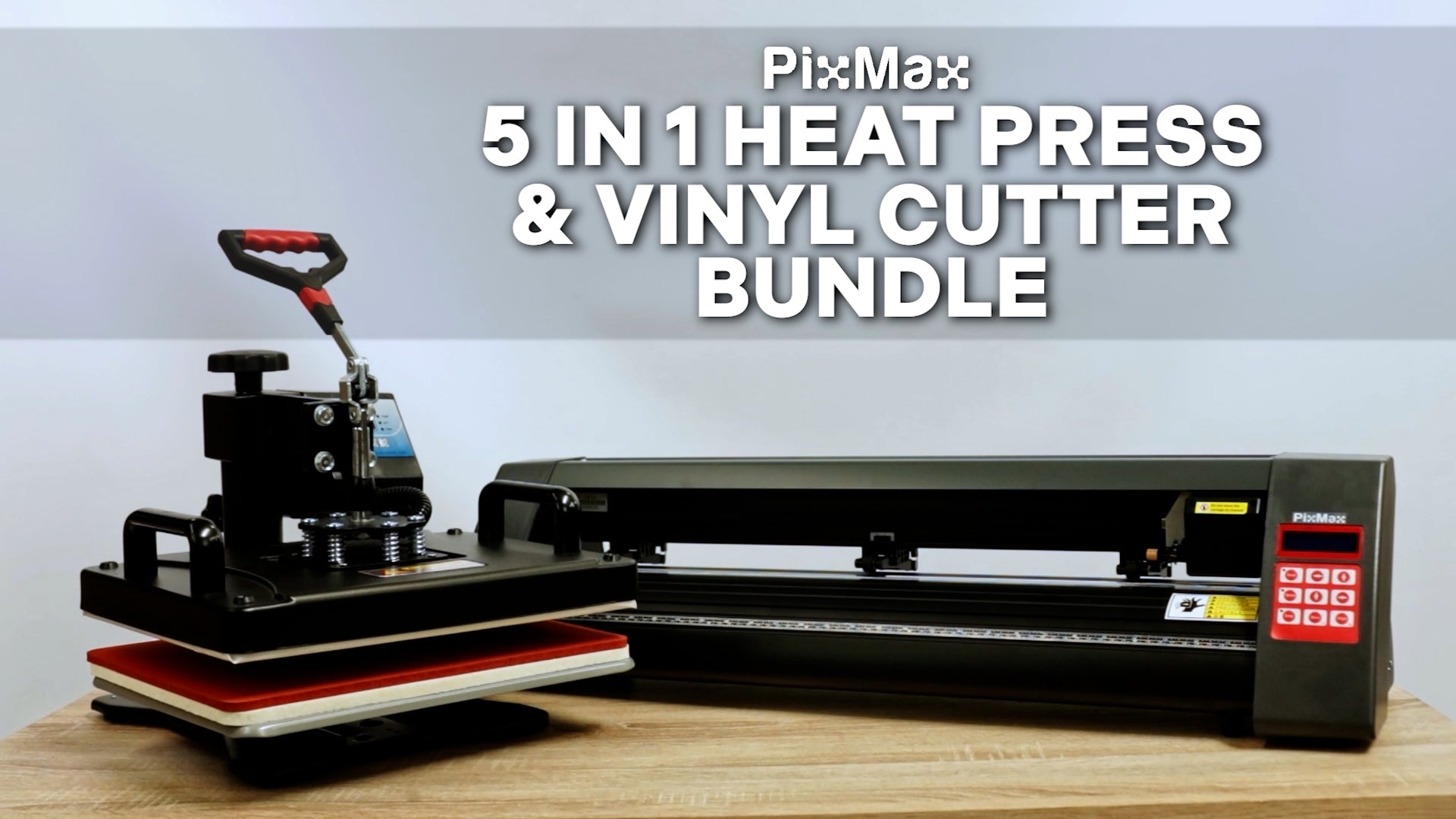 Q-Rax Pressa a Caldo 5in1 38x30 + Plotter Vinile 72 cm