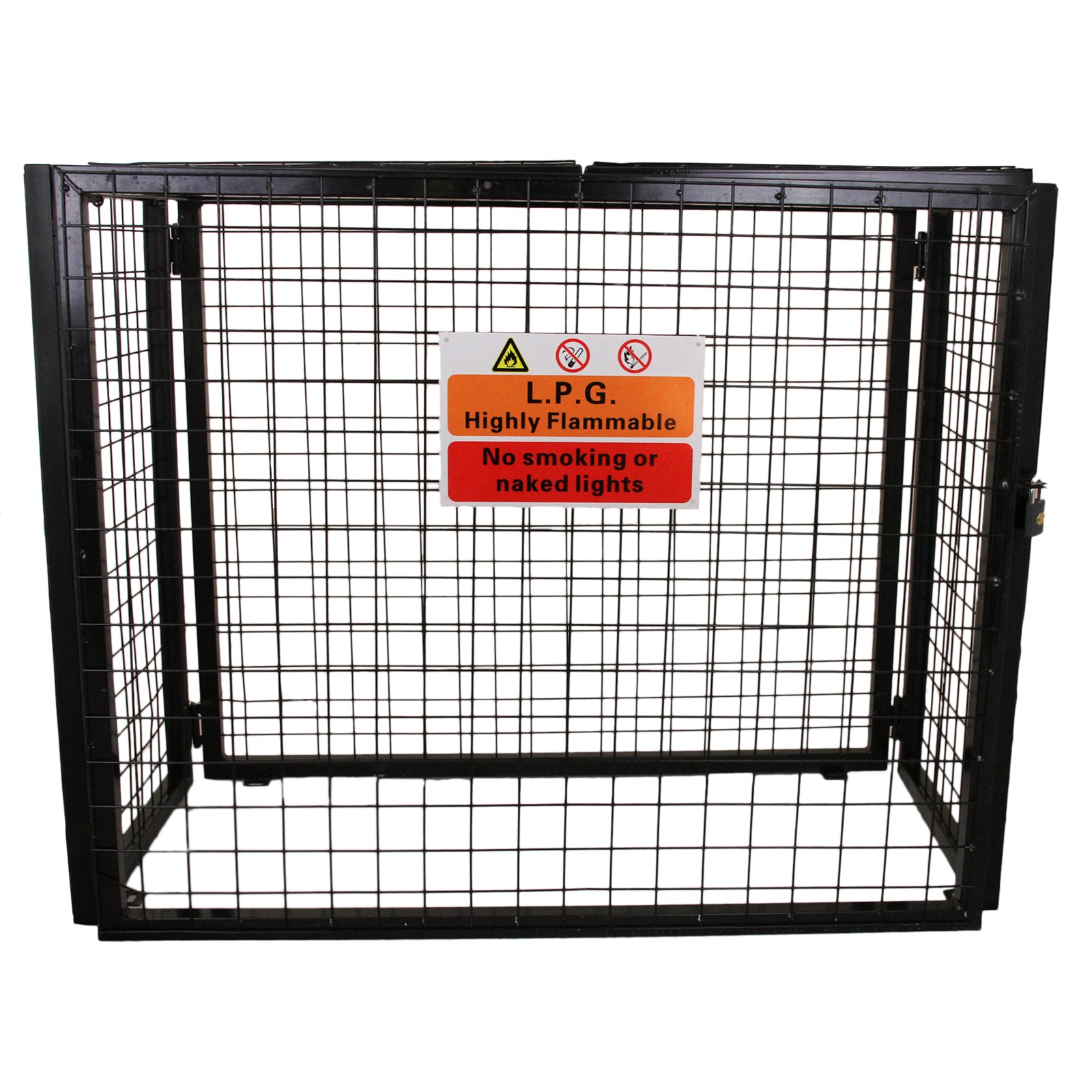 Q-Rax Deposito all'Aperto Gabbia bombole gas 900mm zincata 2x19kg