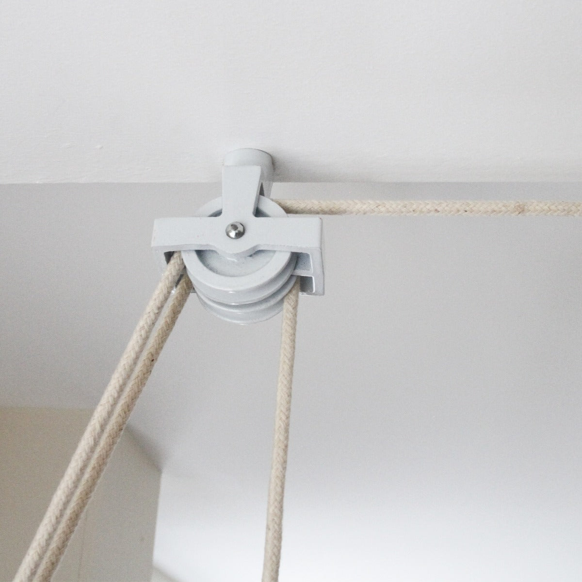 Q-Rax Stendibiancheria Soffitto Bianco 240cm Legno 6 Aste