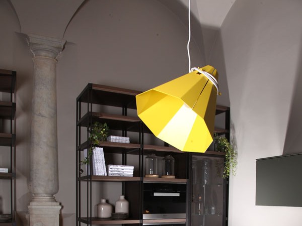 Officinanove Ennagona lampadario sospensione alluminio 41 cm