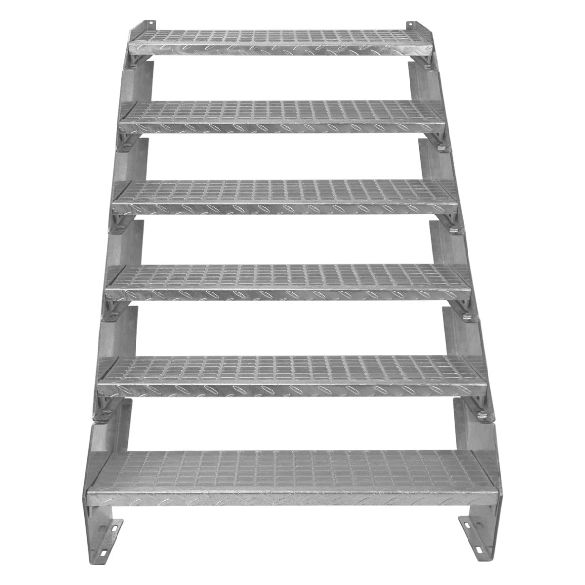 Q-Rax Scala Zincata Regolabile scala 6 elementi 900 mm