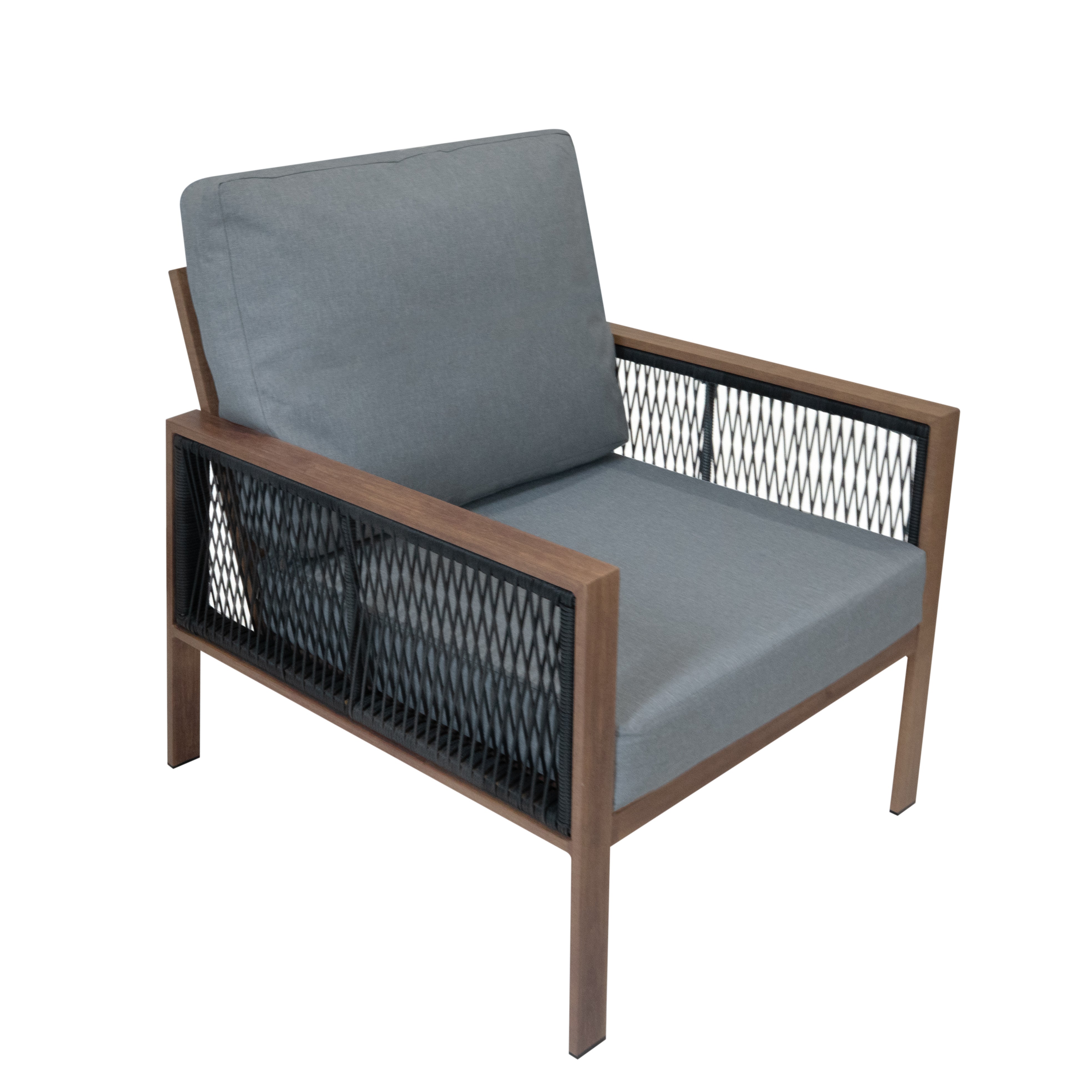 Q-Rax Mobili da Esterno set divano giardino 4 pezzi legno