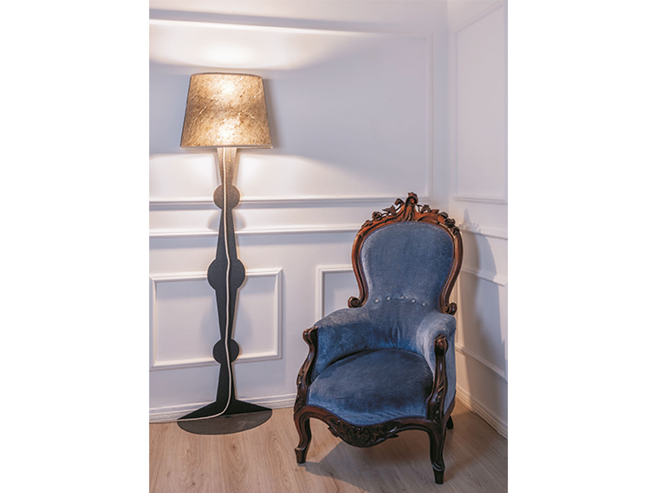 Officinanove Rock Lampada da Terra Pietra Traslucente LED