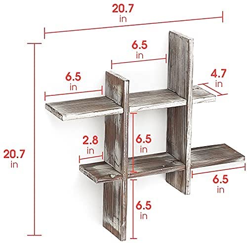Jackcube Design Living Room Set 2 Mensole 6 Scomparti