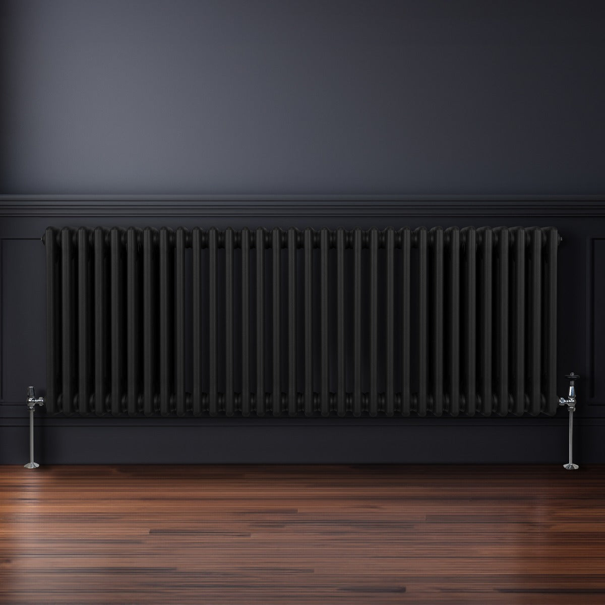 Q-Rax Radiatore 3 Colonne 600x1462mm termosifone nero